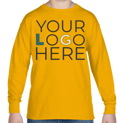 Logo - Youth Heavy Cotton™ Long-Sleeve T-Shirt Thumbnail