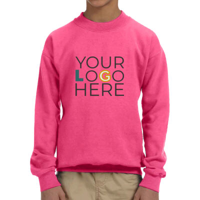 Swimming & Diving - Youth Heavy Blend™ Fleece Crew Thumbnail