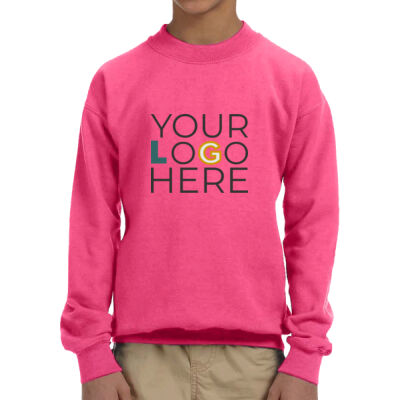 Volleyball - Youth Heavy Blend™ Fleece Crew Thumbnail