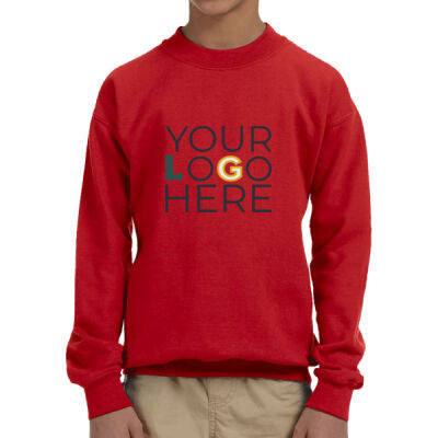 Wrestling - Youth Heavy Blend™ Fleece Crew Thumbnail